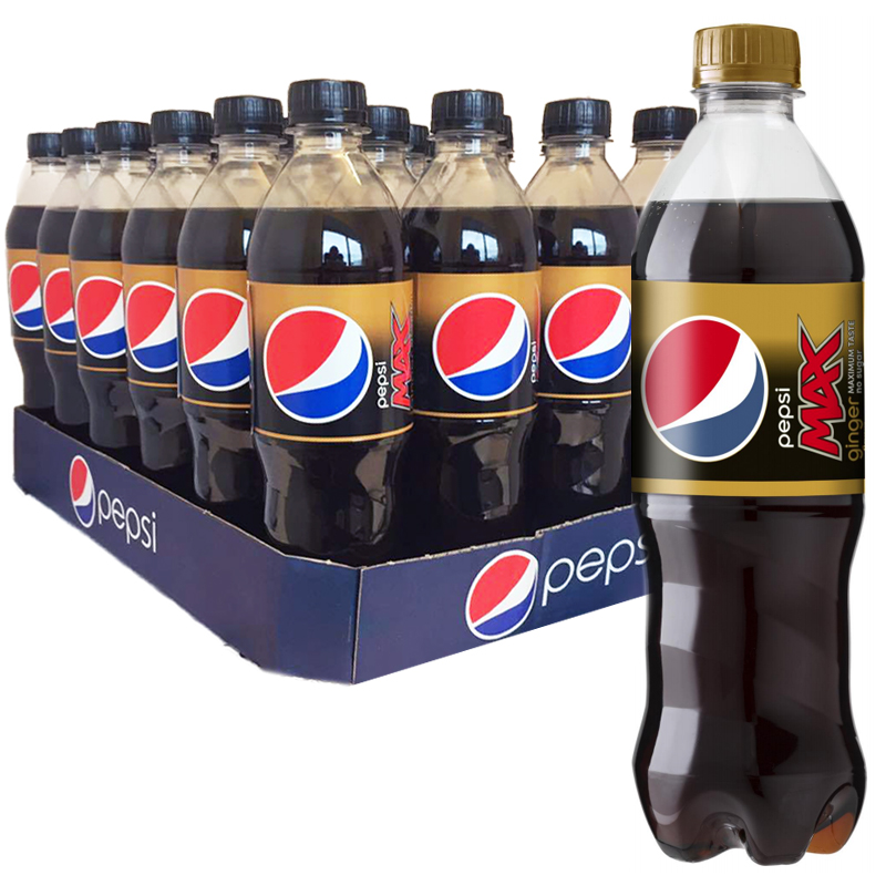 Hel Platta Pepsi Max "Ginger" 24 x 50cl - 61% rabatt