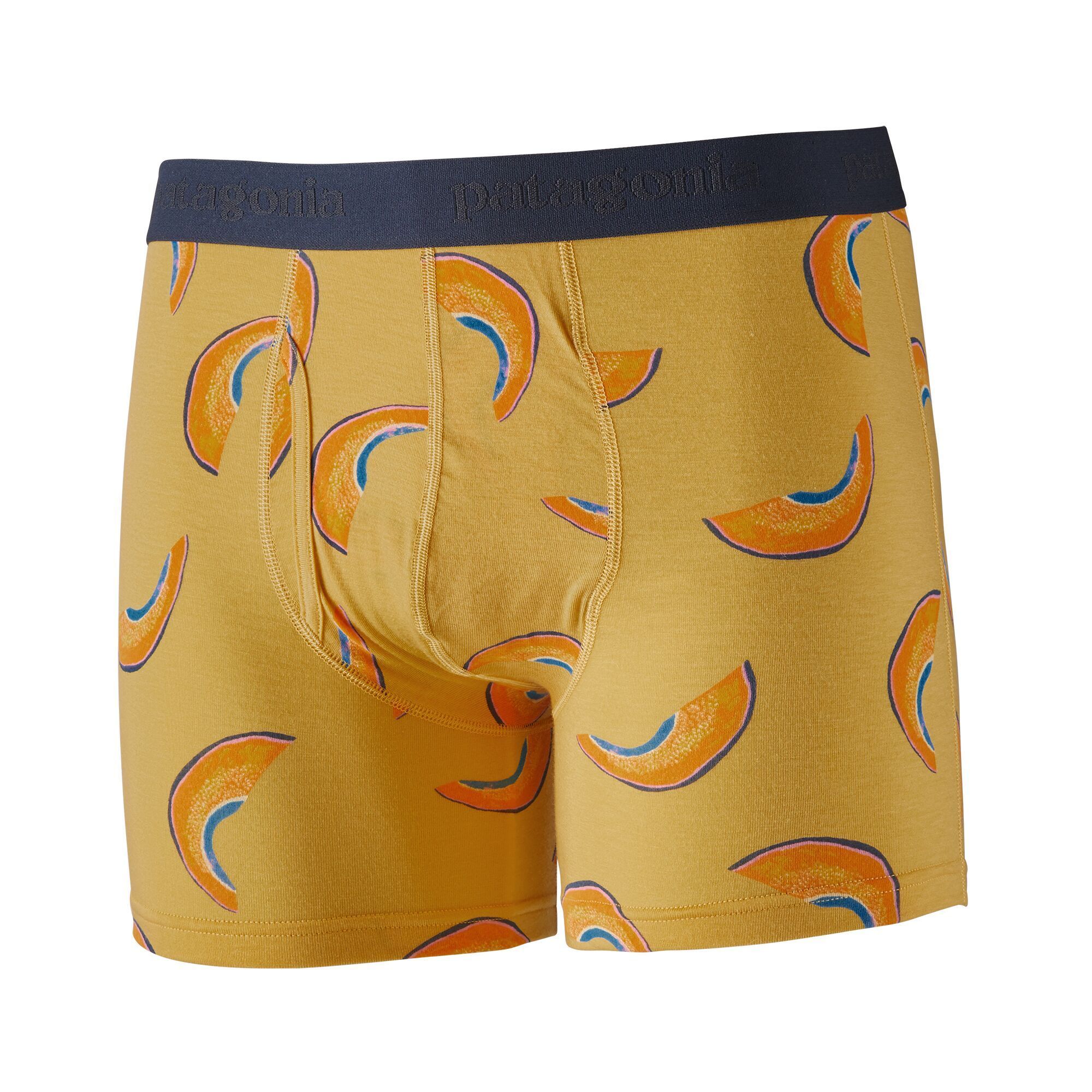 Patagonia Essential Boxer Briefs - From Wood-based TENCEL, Melons: Surfboard Yellow / S / 3"
