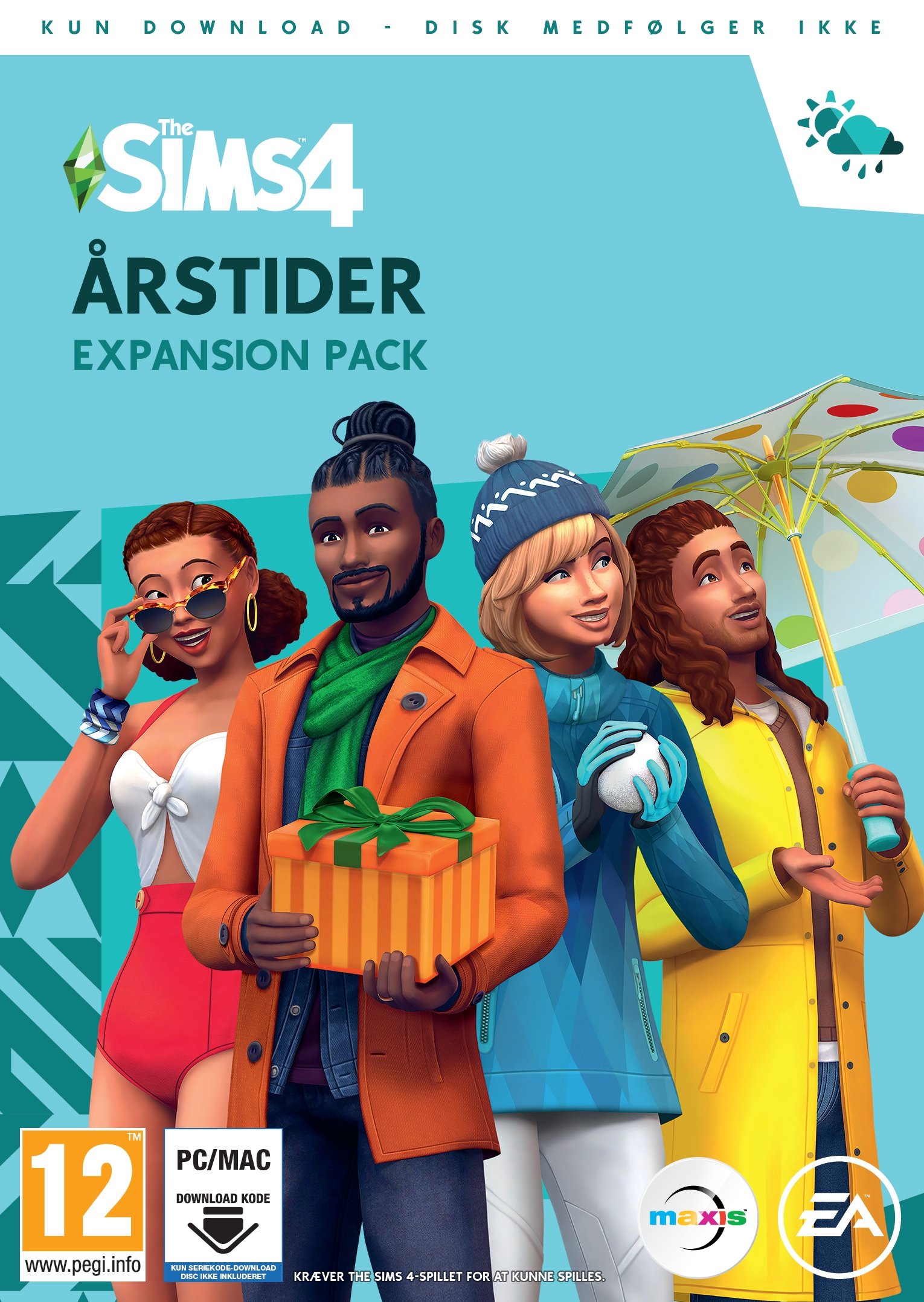 The Sims 4 Seasons (DK) Code in a Box