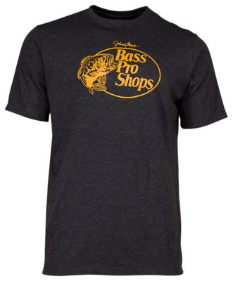 Bass Pro Shops Tri-Blend Logo Short-Sleeve T-Shirt for Men - Charcoal - XL