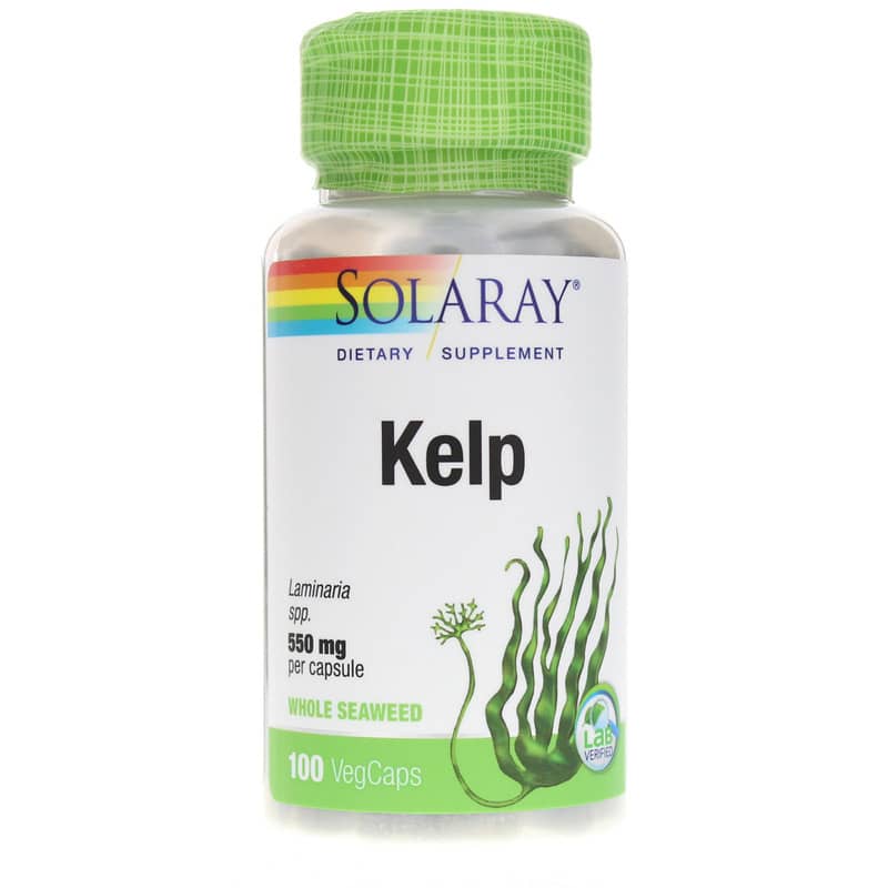 Solaray Kelp 550 Mg 100 Veg Capsules