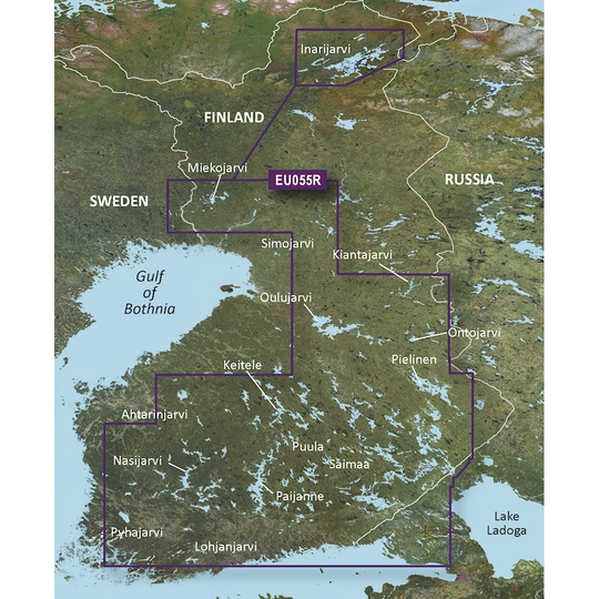 Osta Garmin BlueChart g3 Vision HD VEU055R Suomen järvet karttakortti  netistä