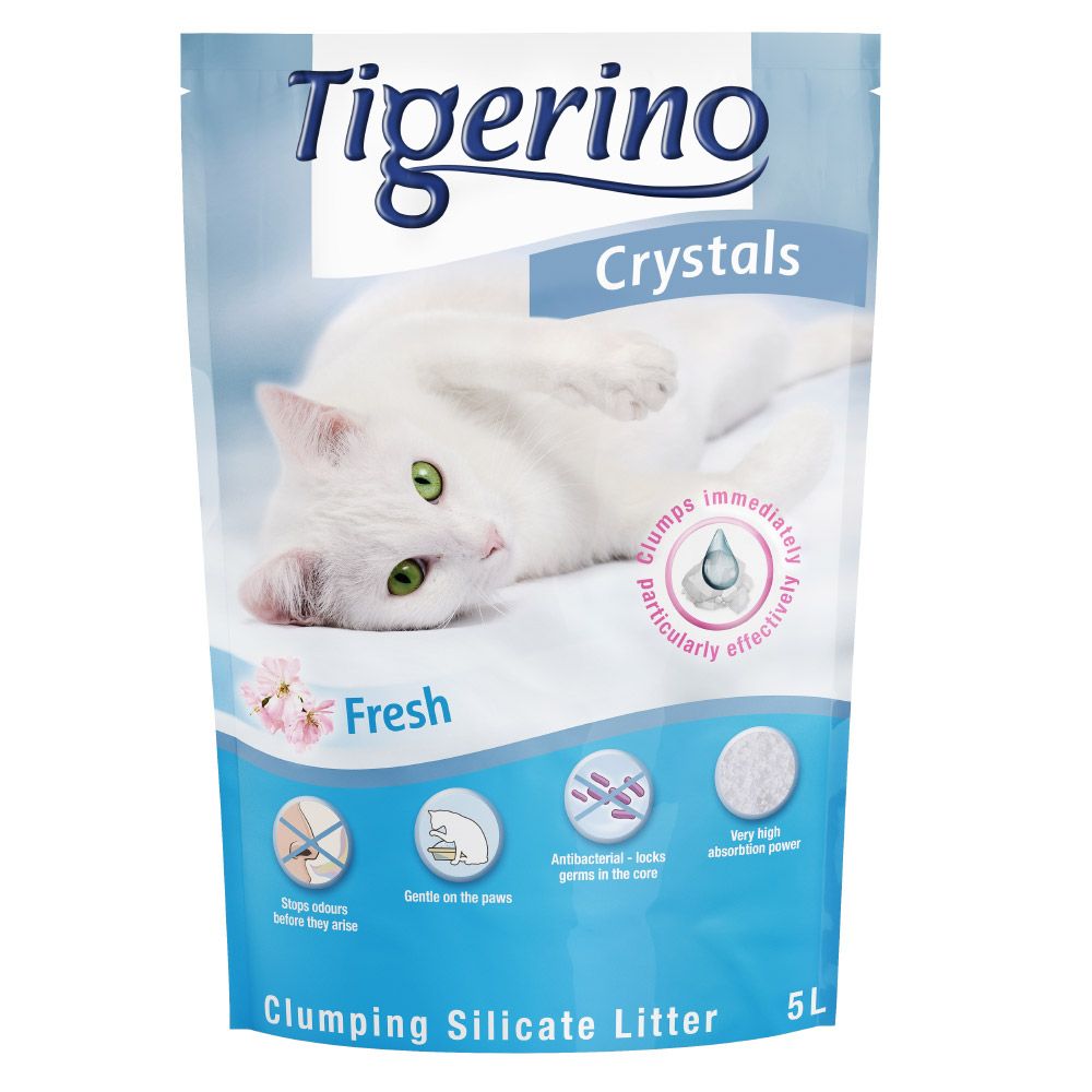 Tigerino Crystals Fresh - Clumping Cat Litter - 5 litre