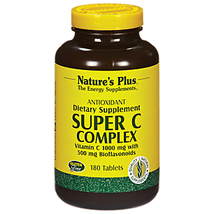 Super Vitamin C Complex with Bioflavonoids - 1,000 MG (180 Tablets)