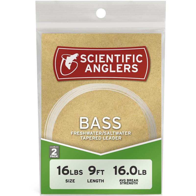 SA Bass Leader 9' 16# / 0,31mm 2-pack
