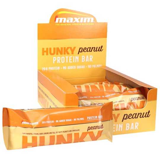 Proteiinipatukat Hunky Peanut 12kpl - 78% alennus