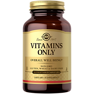 Vitamins Only - Non-GMO Multivitamin (90 Vegetarian Capsules)