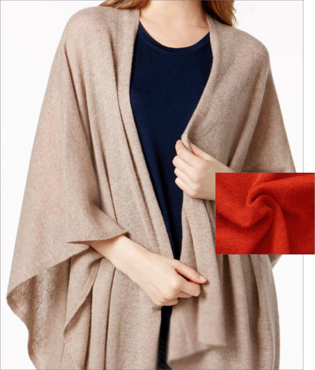 Cashmere-Blend Duster - "Lucia' in Soft Cashmere-Blend