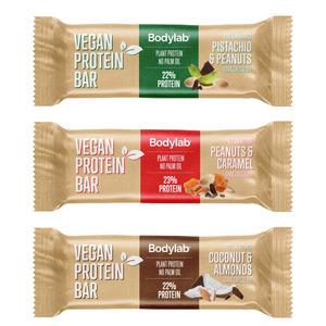 Bodylab vegan proteinbar flere smage - 1 stk