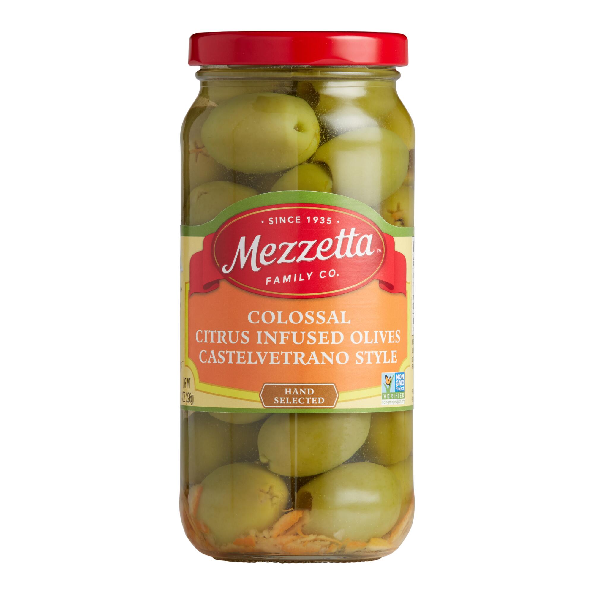 Mezzetta Colossal Citrus Infused Pitted Castelvetrano Olives by World Market
