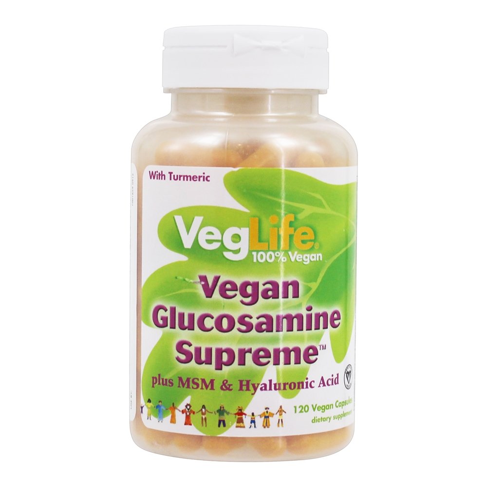 VegLife - Vegan Glucosamine Supreme Formula - 120 Vegan Capsules