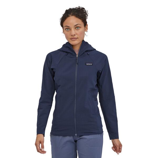 Patagonia Women's R1 TechFace Hoody - Recycled Polyester, Classic Navy / M