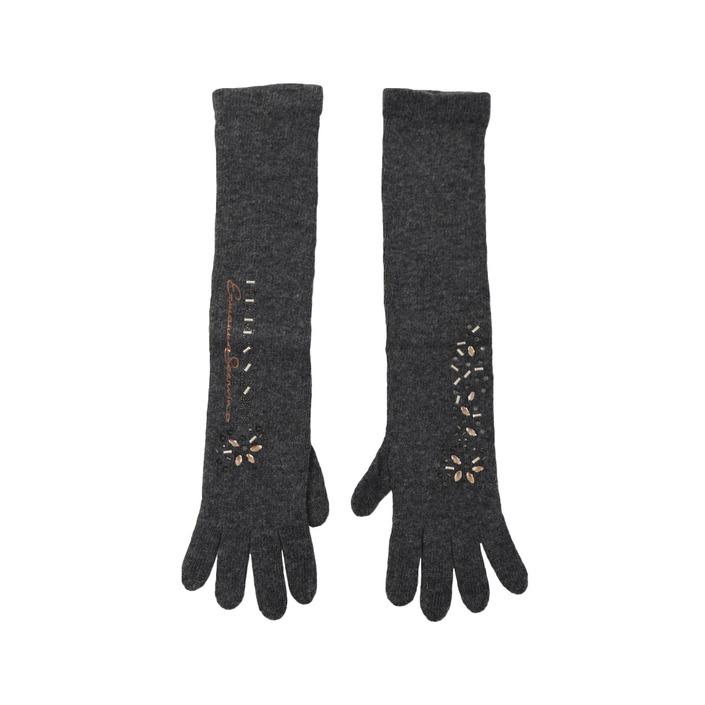 Ermanno Scervino Women's Gloves Grey 187305 - grey UNICA