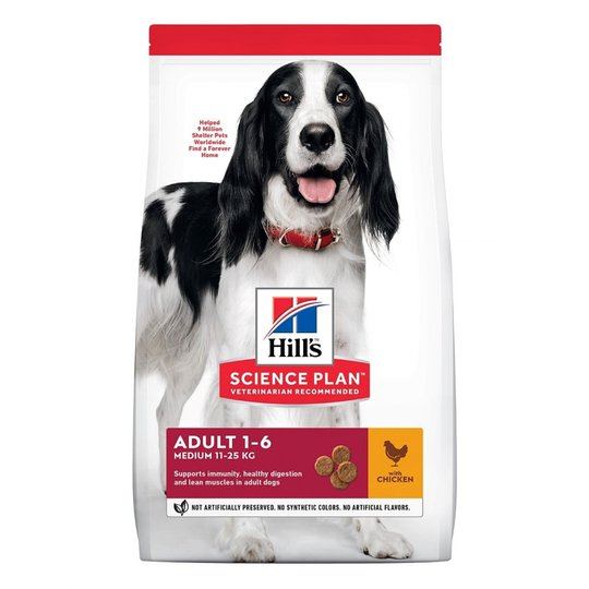 Hill's Science Plan Dog Adult Medium Chicken (2,5 kg)