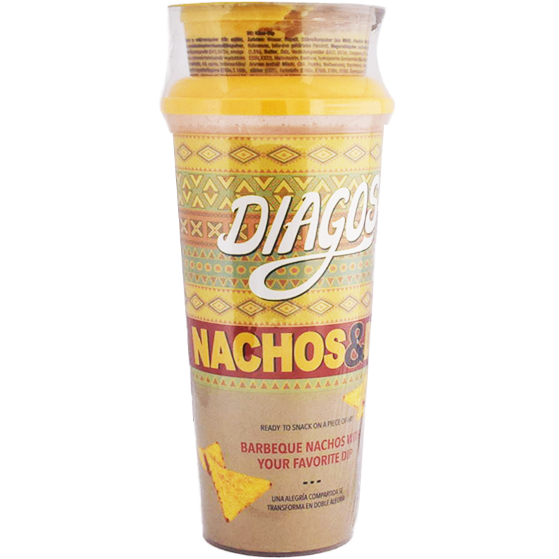 Nachocup BBQ-Chips & Cheddardip 165g - 60% rabatt