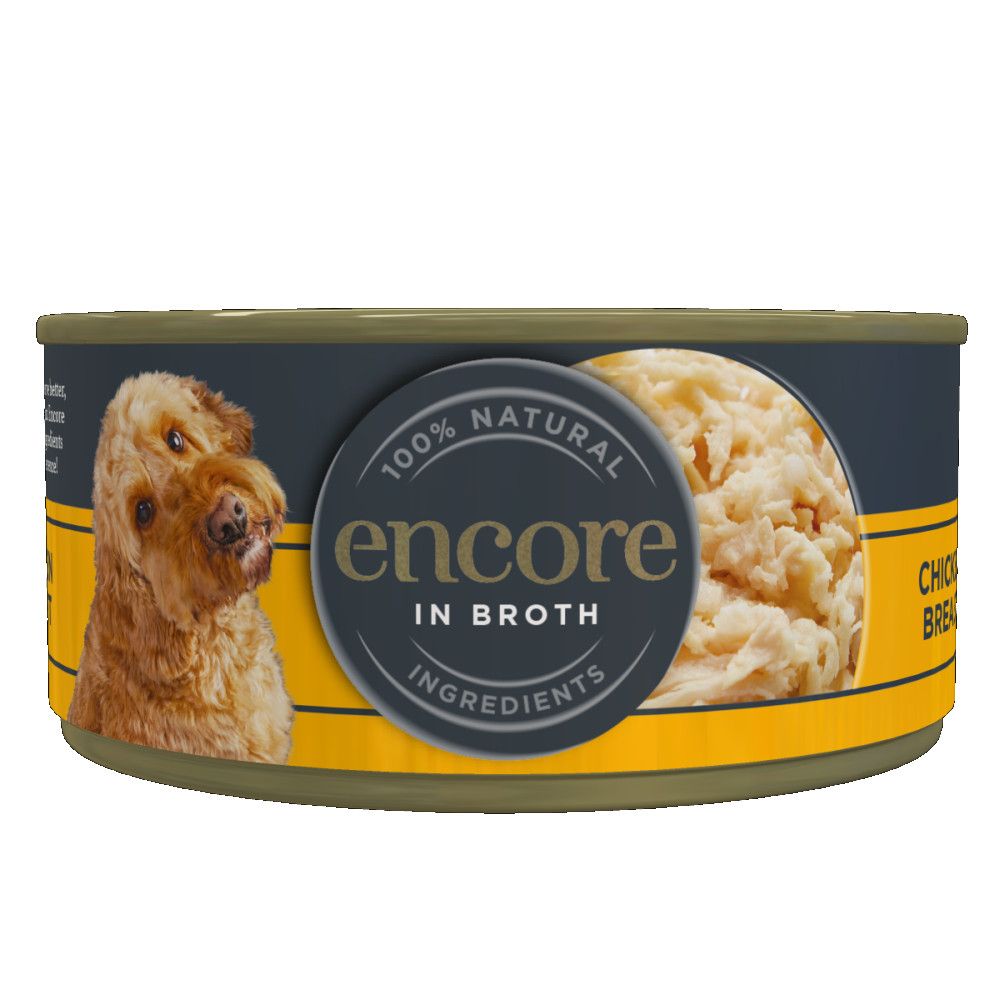 Encore Dog Tin Saver Pack 48 x 156g - Chicken Breast with Rice