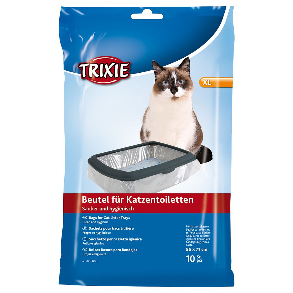 Trixie Cat Litter Tray Bags - 10 x XL bags
