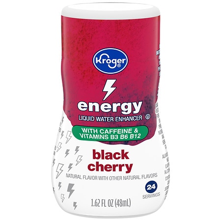 Kroger Black Cherry Energy Liquid Water Enhancer - 1.62 oz