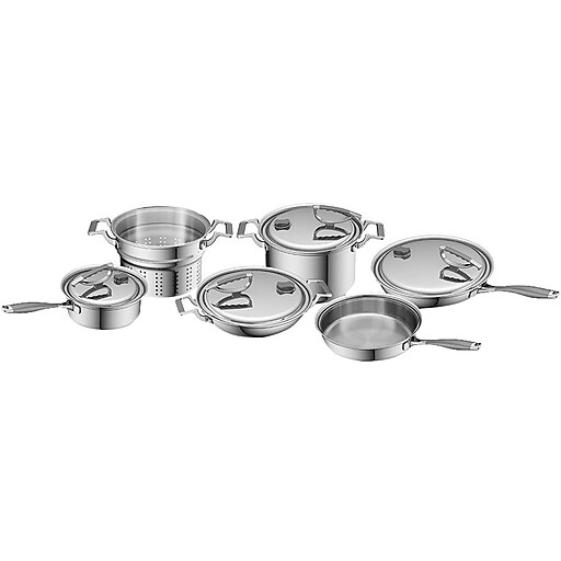 CookCraft Stainless Steel Set, Silver, 10/Set (CC-3006-10PCSET)