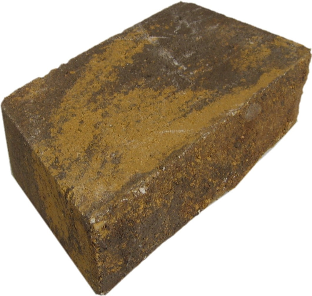 Lowe's Chiselwall 12-in L x 4-in H x 7-in D Harvest Blend Retaining Wall Block in Brown | 30505