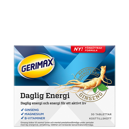 Gerimax Daglig Energi, 30 tabletter