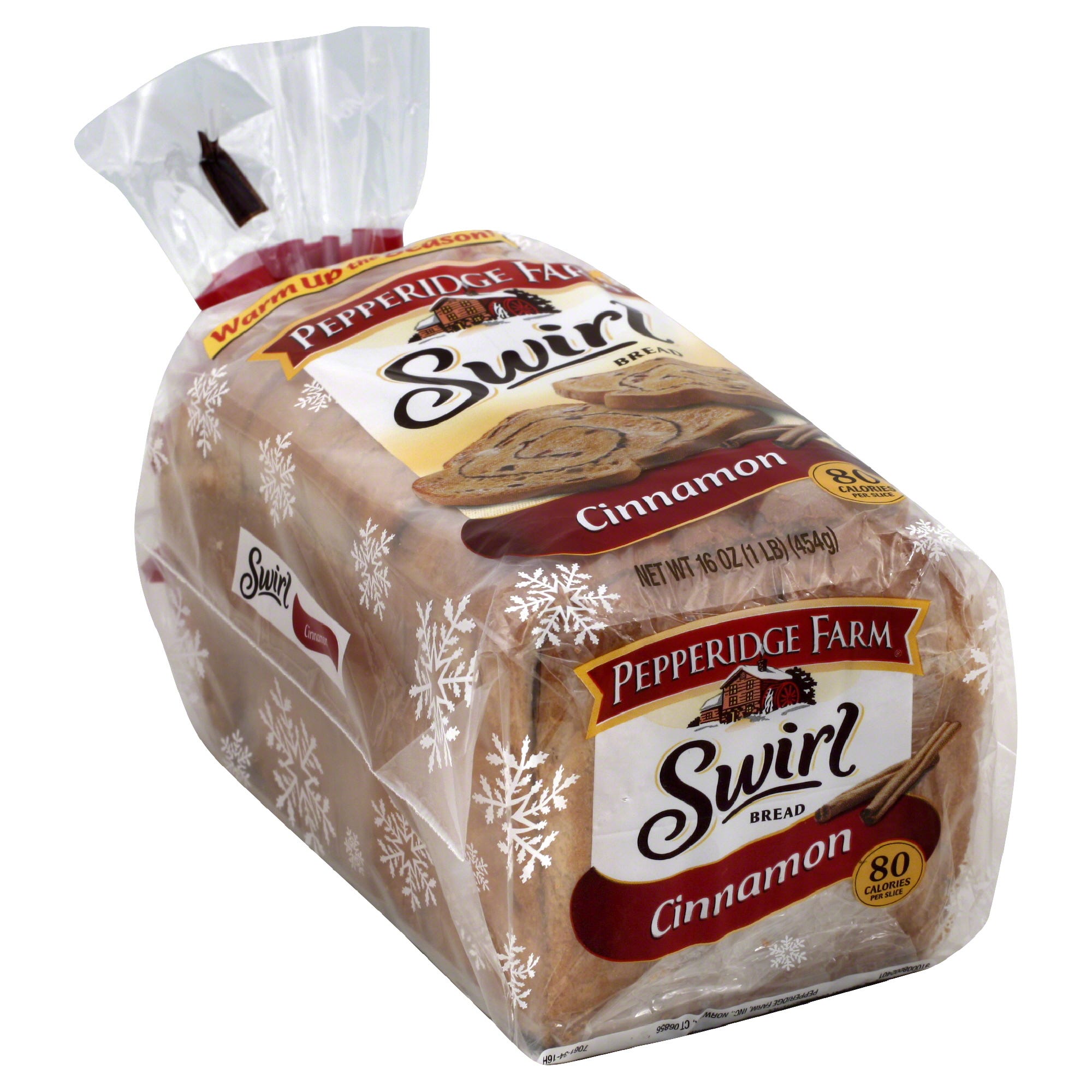 Pepperidge Farm Bread, Swirl, Cinnamon 16 oz (1 lb) 454 g