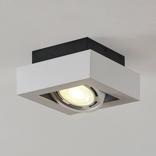 LED-kattospotti Ronka, GU10, 1-lamppuinen, valk.