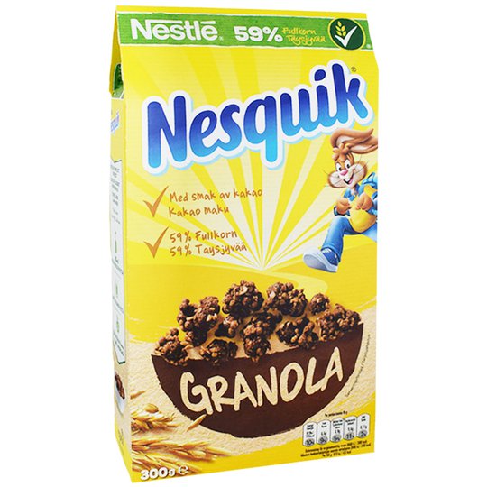 Aamiaishiutaleet Granola & Suklaa 300g - 50% alennus