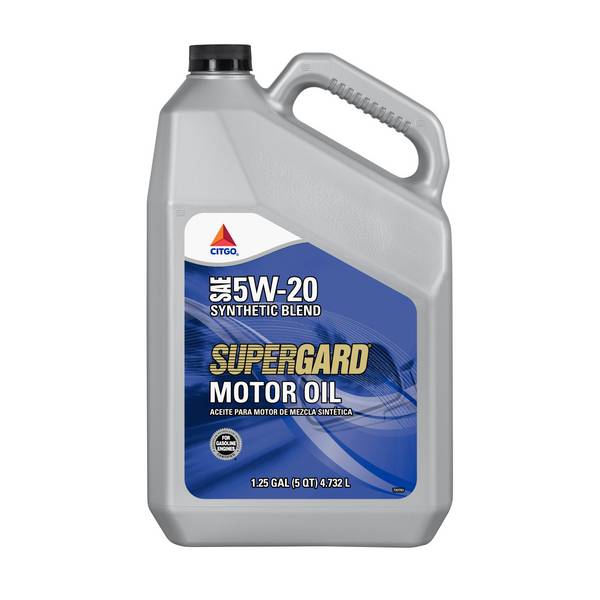CITGO 5 QT Supergard Synthetic Blend 5W20 Motor Oil