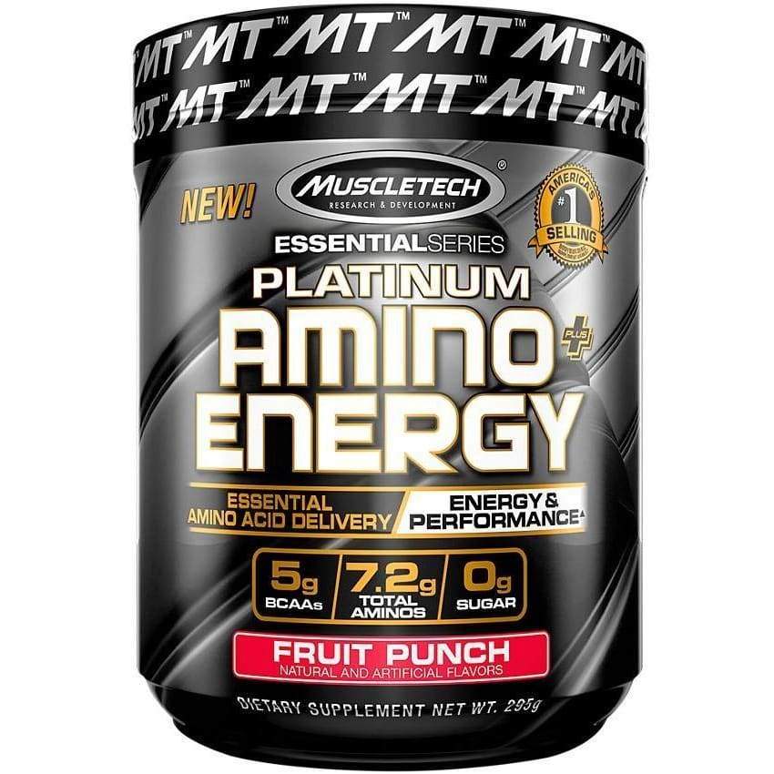 Platinum Amino + Energy, Fruit Punch - 295 grams