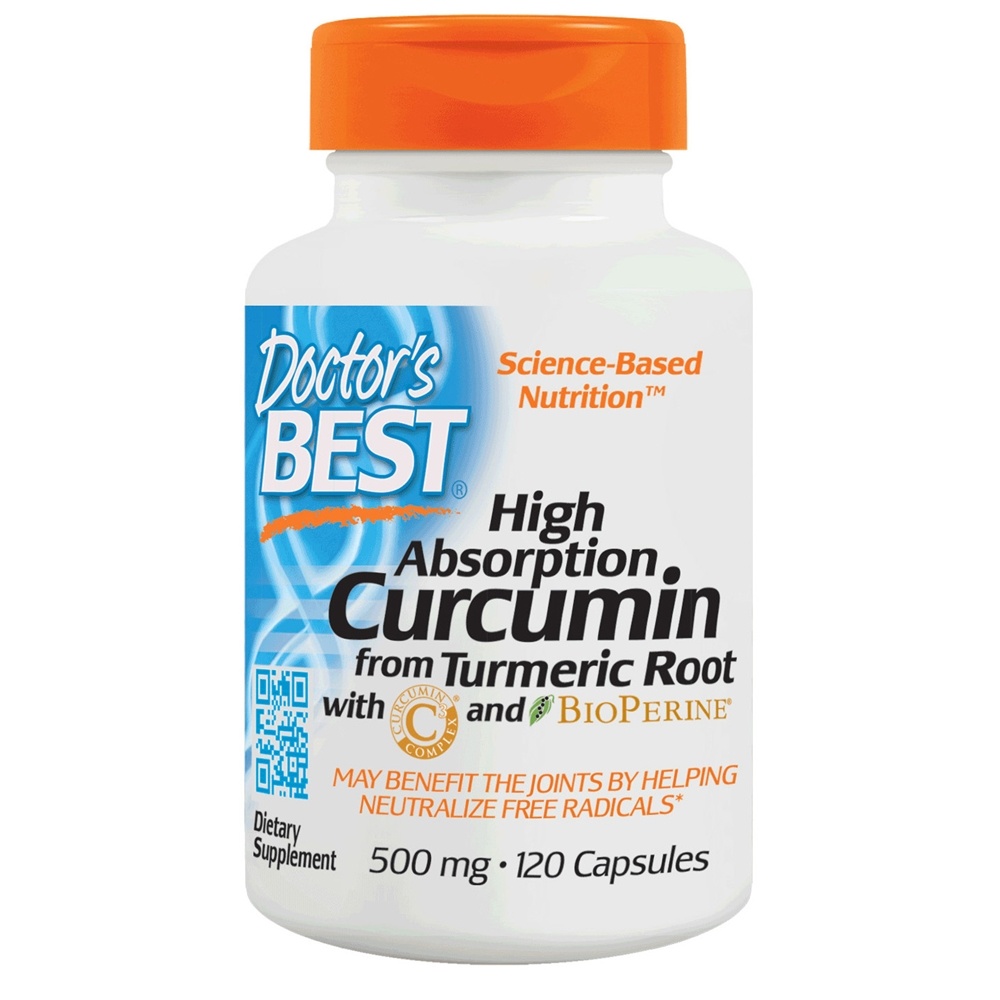 Doctor's Best - High Absorption Curcumin from Turmeric Root 500 mg. - 120 Capsules