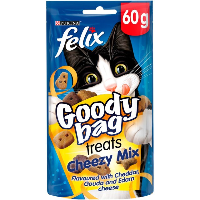 Felix Goody Bag Cat Treats Cheezy Mix 60g
