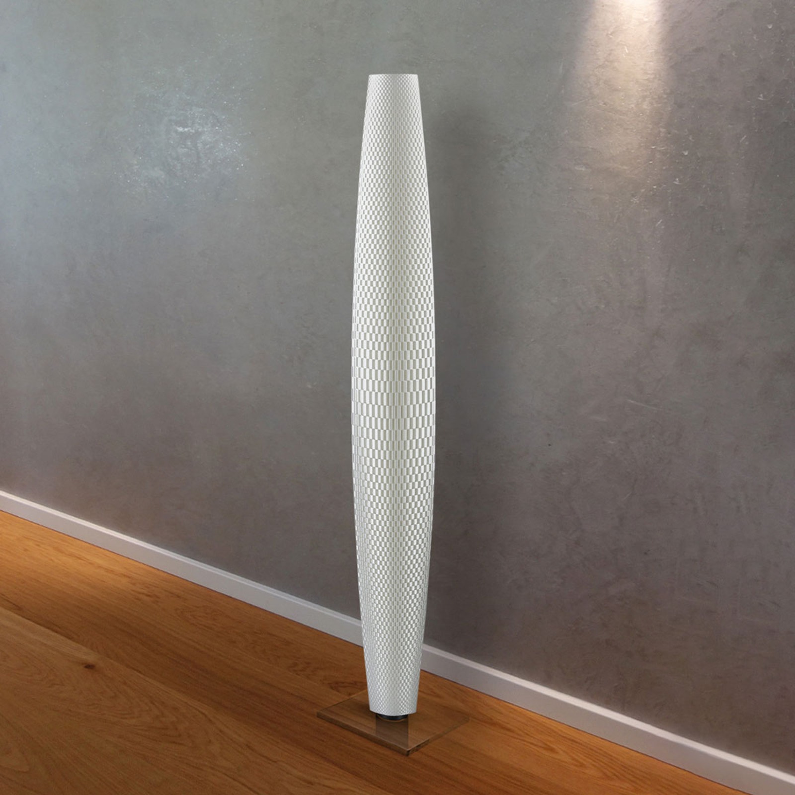LED-lattiavalaisin Punos Pur, valkoinen 110 cm