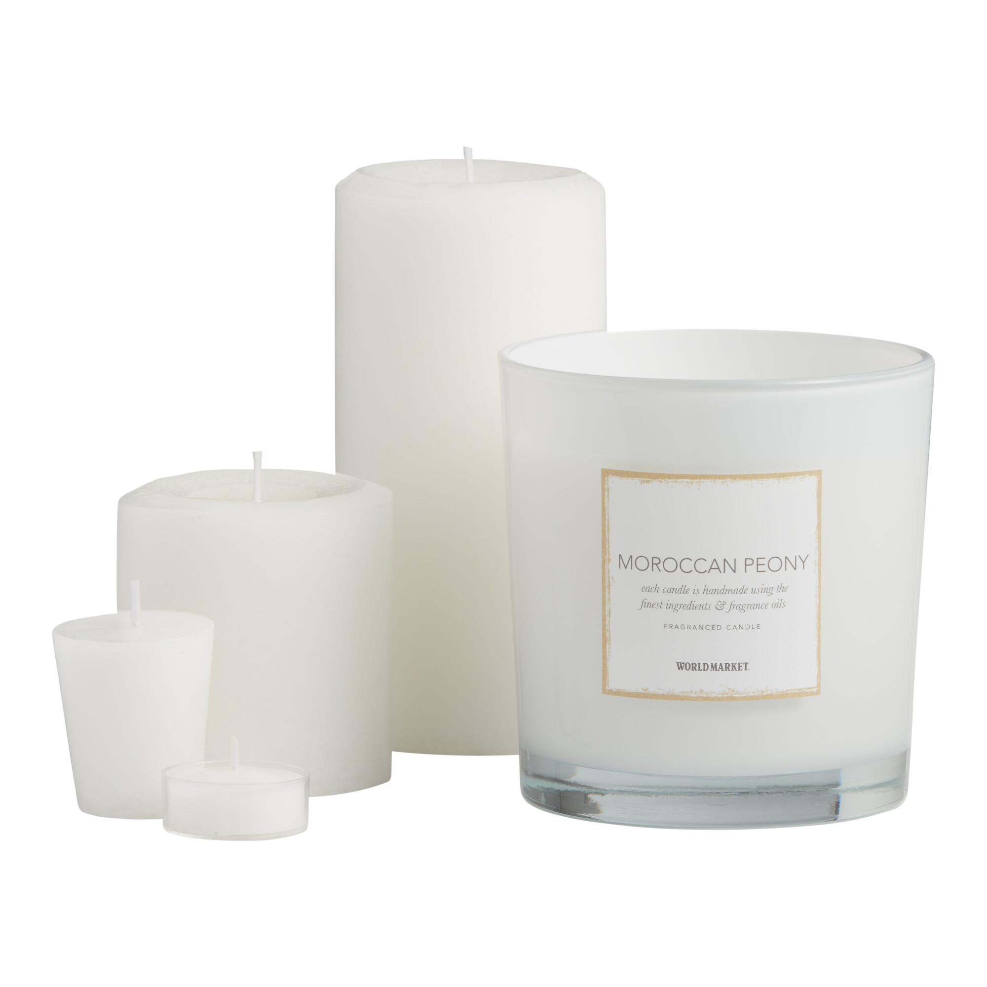 Moroccan Peony Scented Candle Collection by World Market