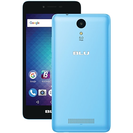 BLU Products S010QBLU STUDIO G2 Smartphone (Blue)