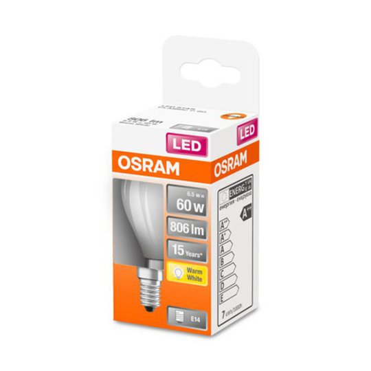 OSRAM-LED-lamppu E14 6,5W Classic P 2 700 K