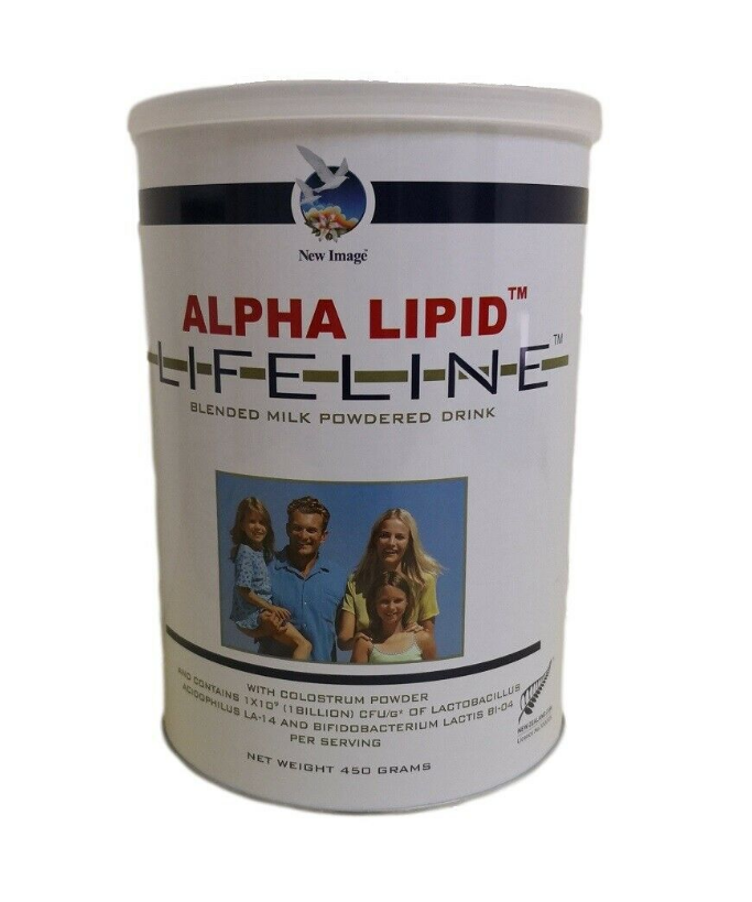 6 Cans Alpha Lipid Lifeline Blended Milk Colostrum Powder - EXPRESS SHIPPING !!