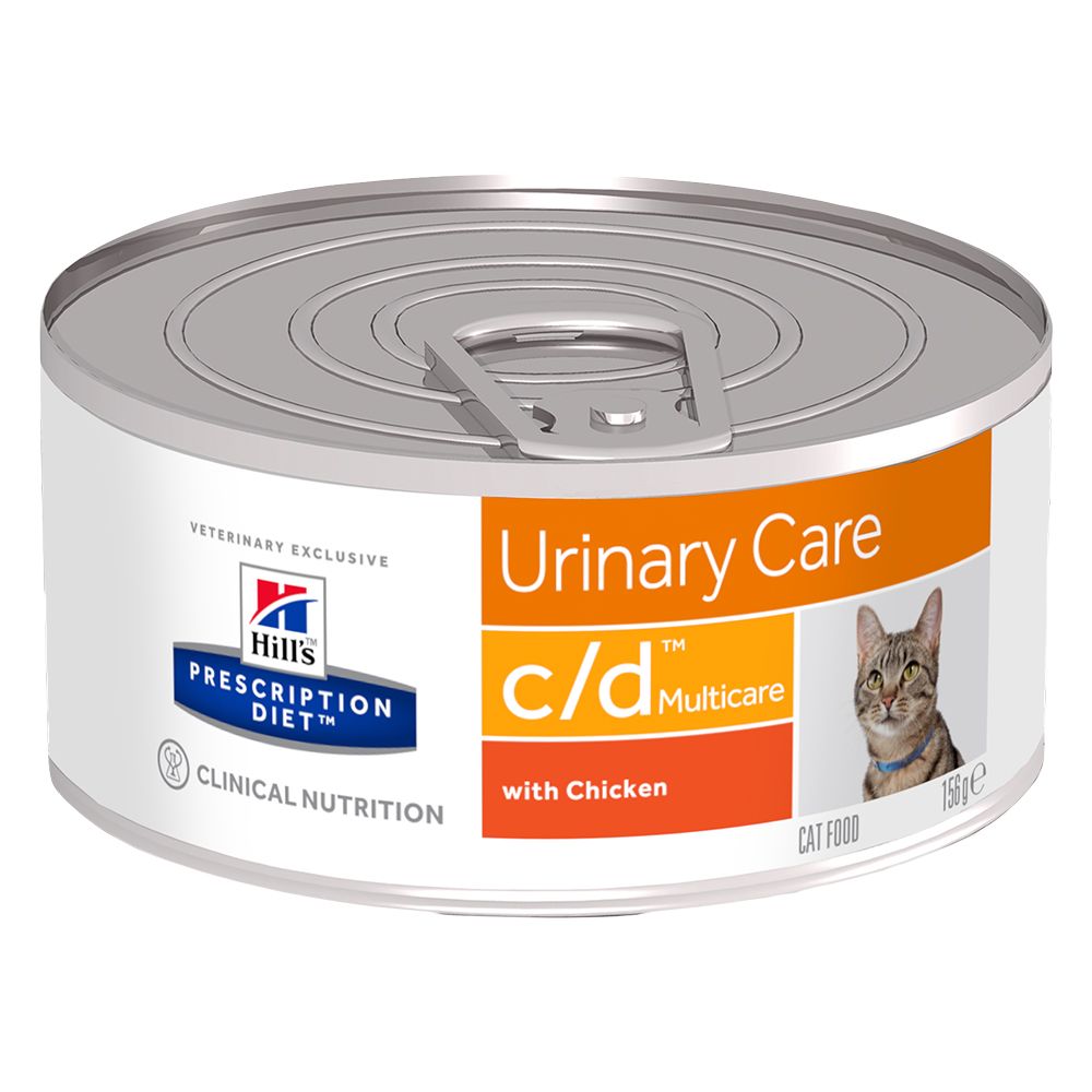 Hill's Prescription Diet Feline c/d Multicare Urinary Care - Chicken - Saver Pack: 24 x 156g
