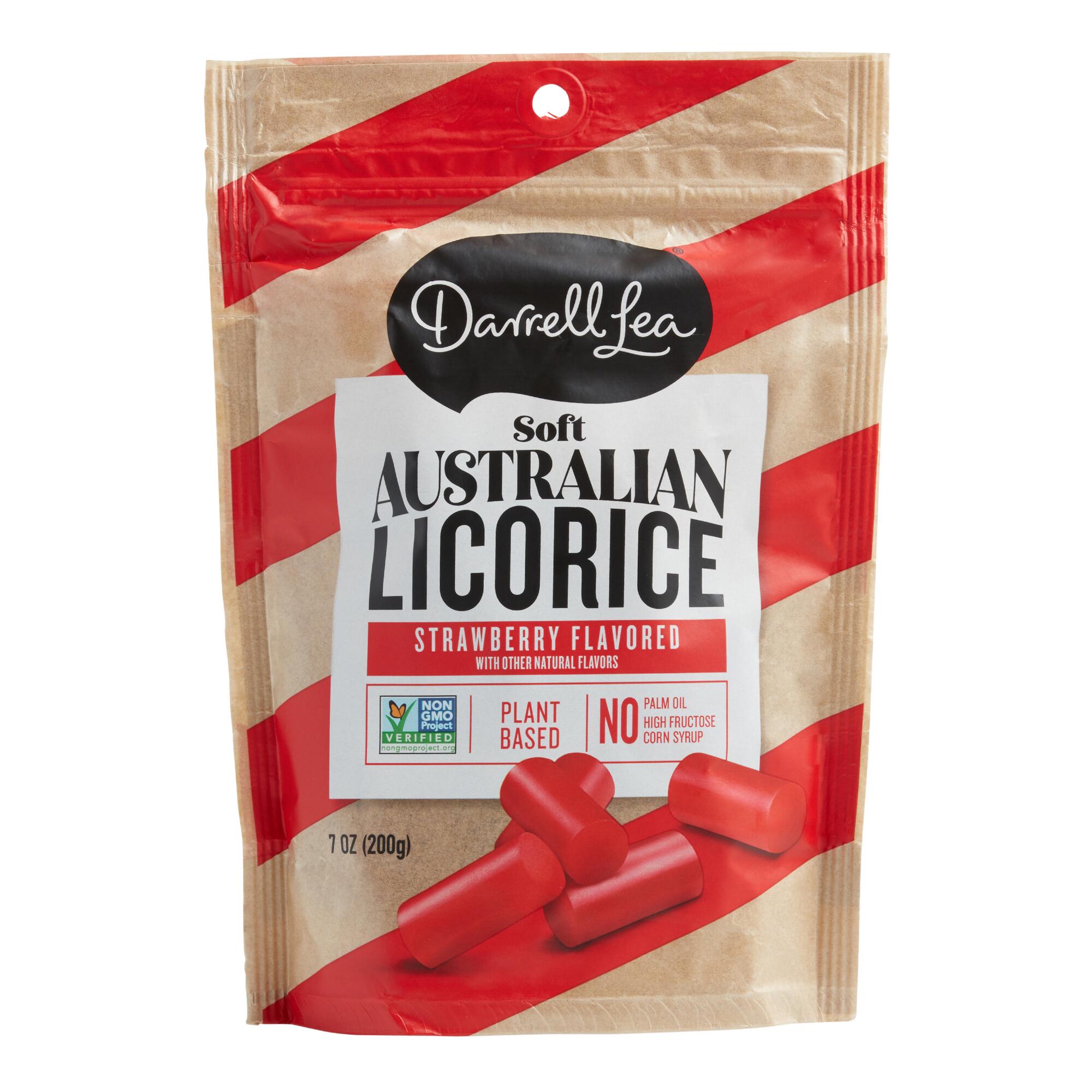 Darrell Lea Strawberry Soft Australian Licorice Set of 8 by World Market