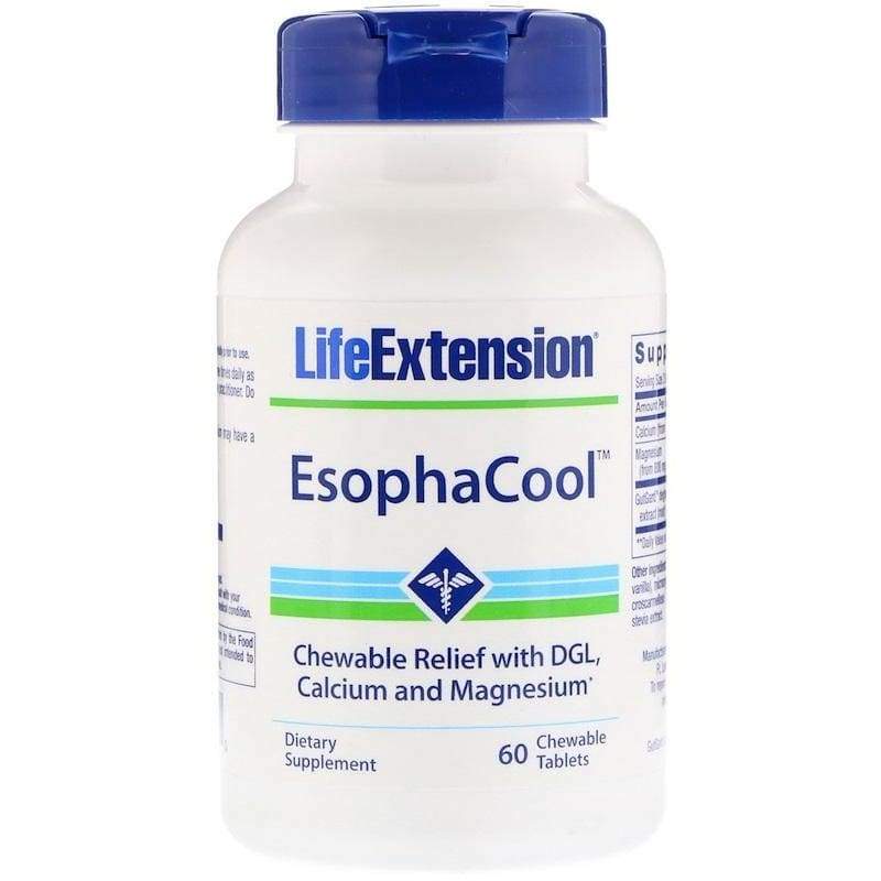 EsophaCool - 60 chewable tabs