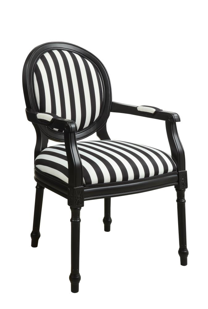Coast to Coast Polyester/Polyester Blend Upholstered Dining Arm Chair (Wood Frame) in Black | 96534