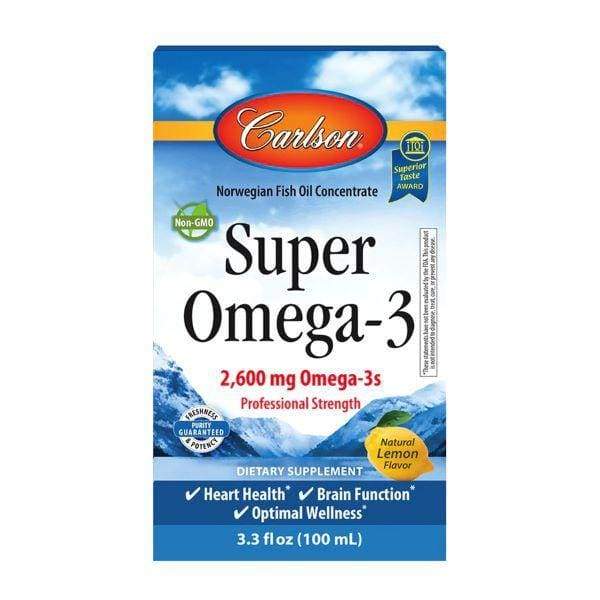 Super Omega-3, 2600mg Natural Lemon - 100 ml.