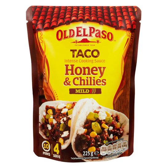 Kastike Taco Honey & Chilies Mild - 62% alennus
