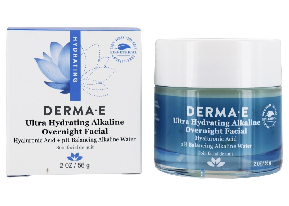 DERMA-E - Ultra Hydrating Alkaline Overnight Facial - 2 oz.