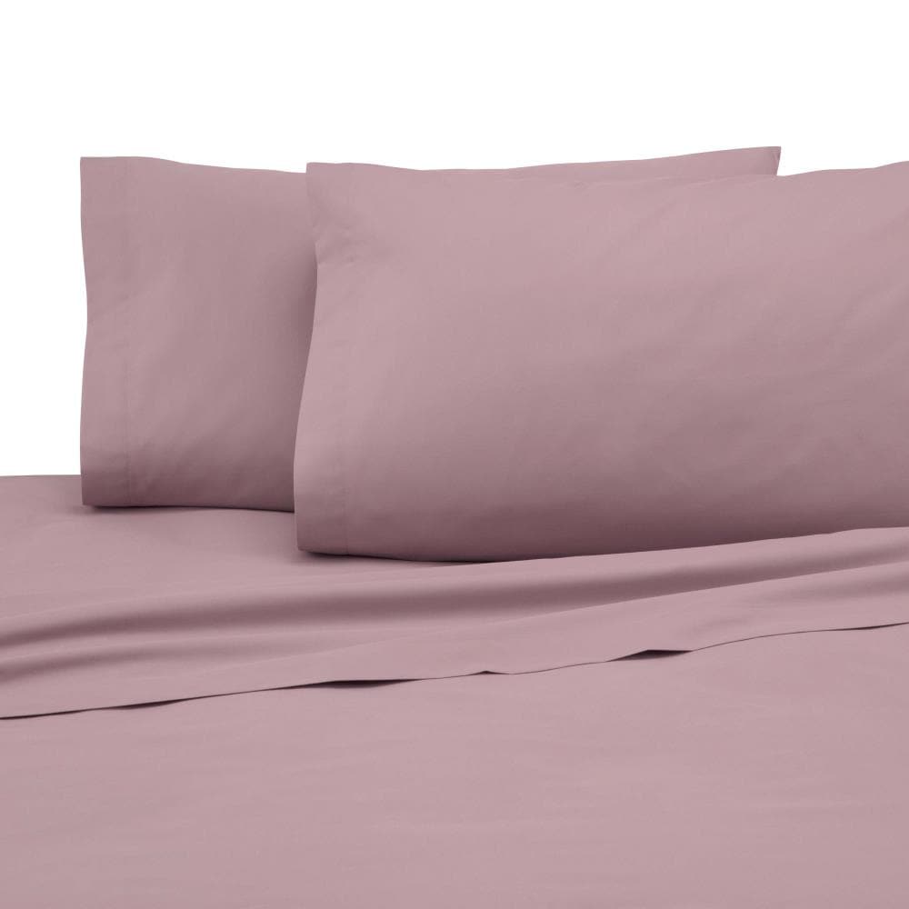 WestPoint Home Martex 225 Thread Count Sheet King Cotton Blend Bed Sheet in Pink | 028828322050