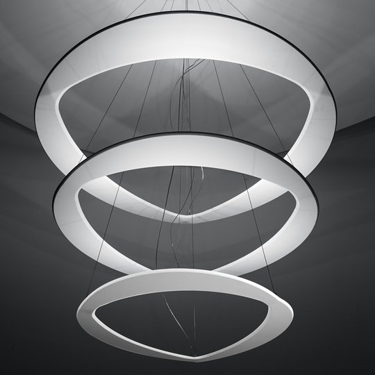 ICONE Diadema - valkoinen design-LED-riippuvalo