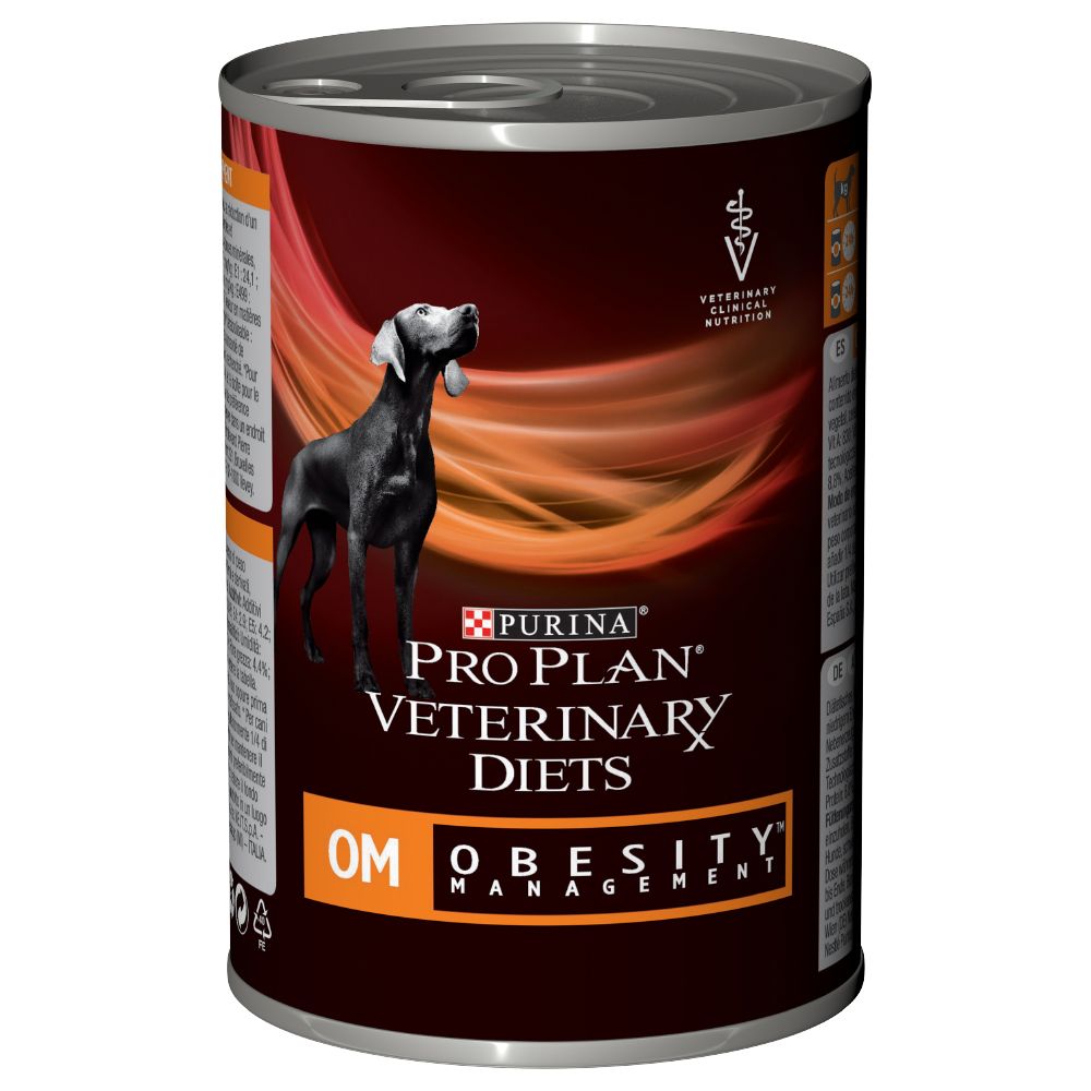 Purina Pro Plan Veterinary Diets Canine Mousse OM Obesity - Saver Pack: 12 x 400g