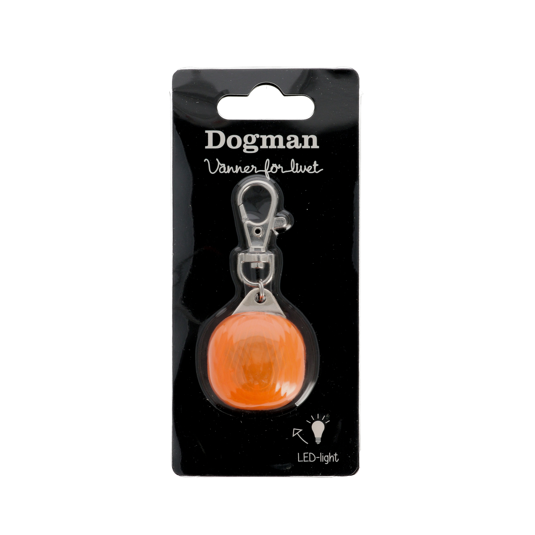 Dogman Blinklampa Burger LED Orange 3cm