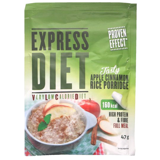 Express Diet Riisipuuro Omena & Kaneli - 61% alennus