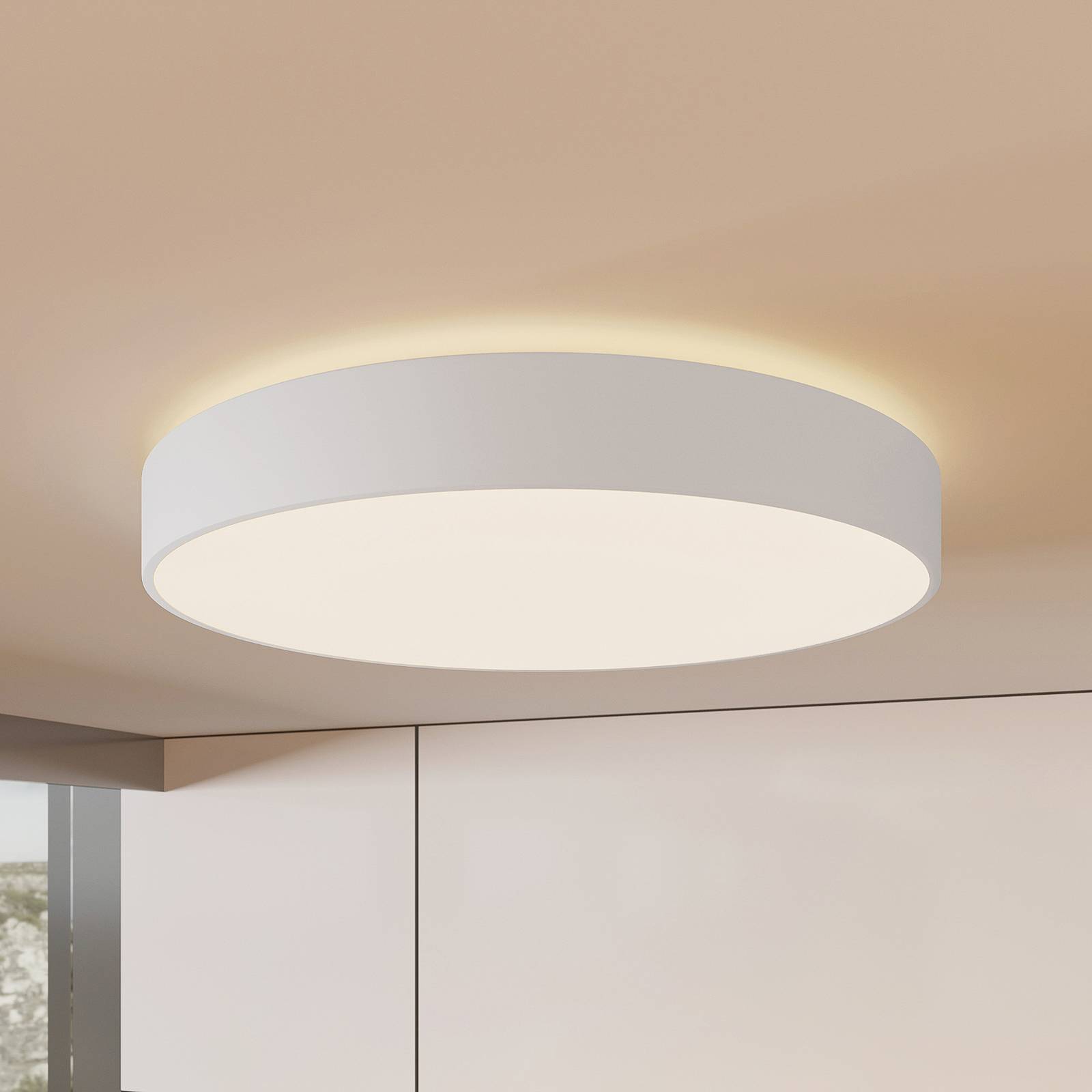 Arcchio Vanida -LED-kattovalaisin, valkoinen 60 cm